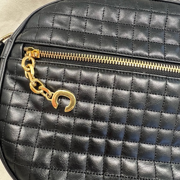SOLD Celine Black Quilted Leather Shoulder/Crossbody Bag - Picture 13 of 13